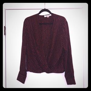 DVF blouse!